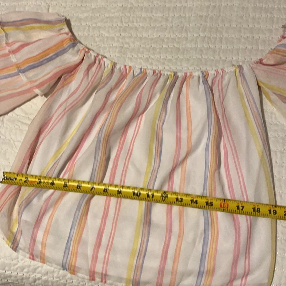 PASTEL RUFFLE TOP - Picture 8 of 8